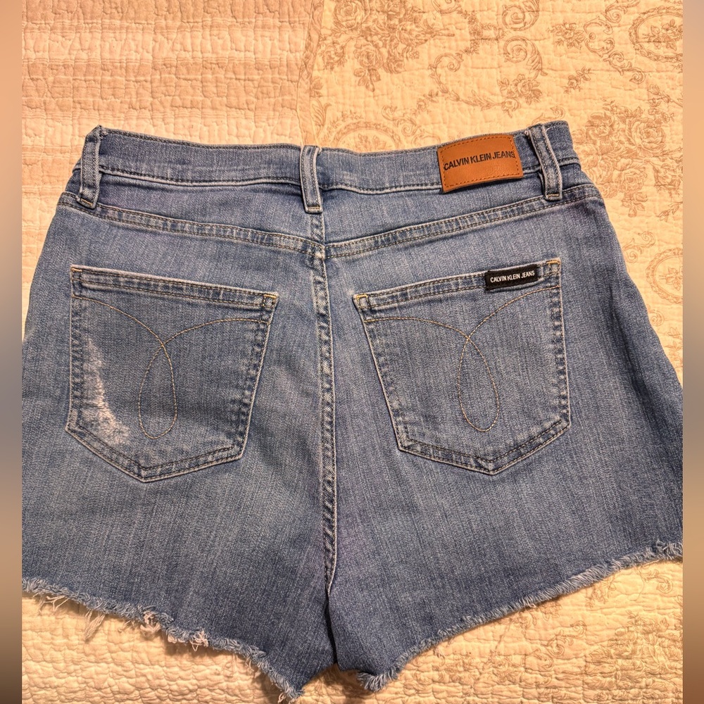 Calvin Klein Jeans Light Blue Jean Shorts